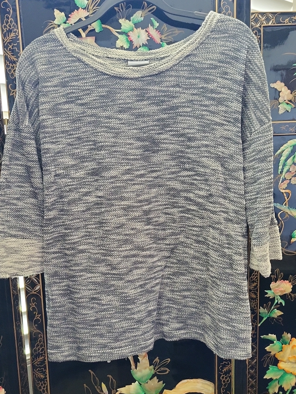 Columbia Gray Marled Crewneck Pullover Sweater